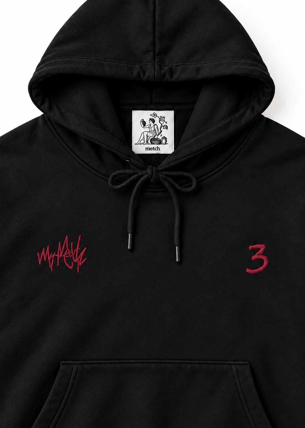 Dark Black Death hoodie