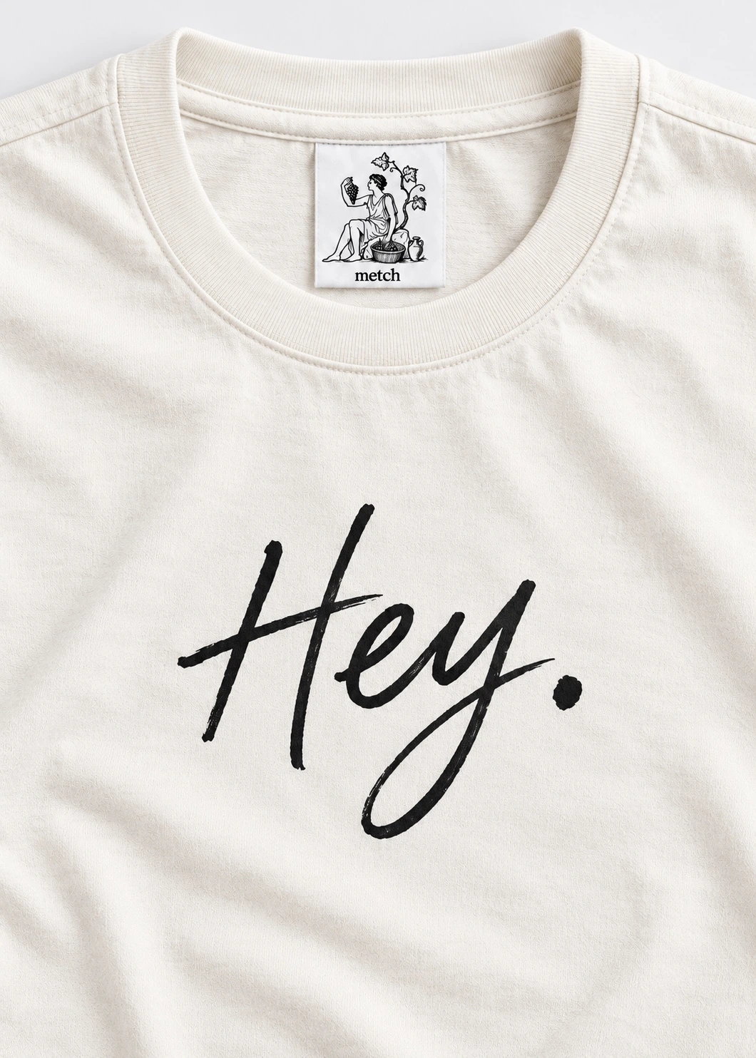 Hey. men's tee