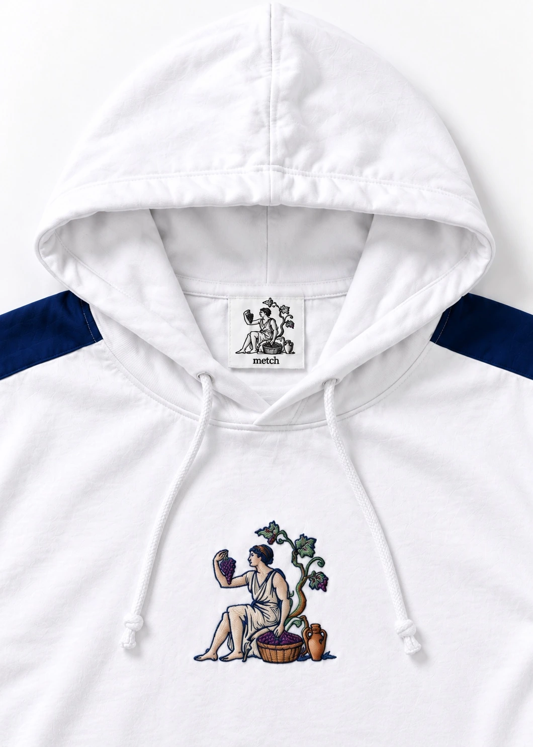 Emblem Panel Hoodie
